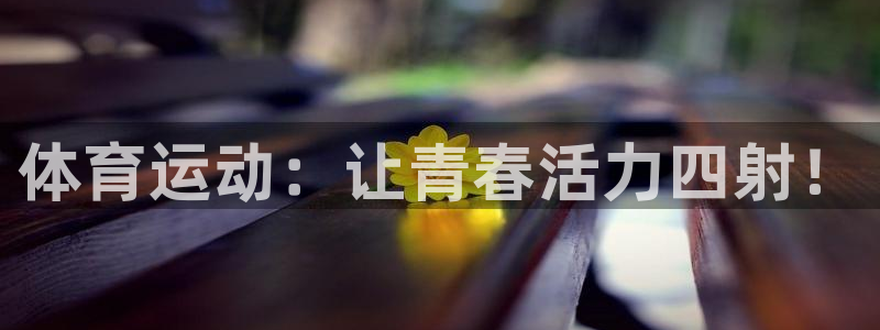 bbin视讯游戏官网：体育运动：让青春活力四射！