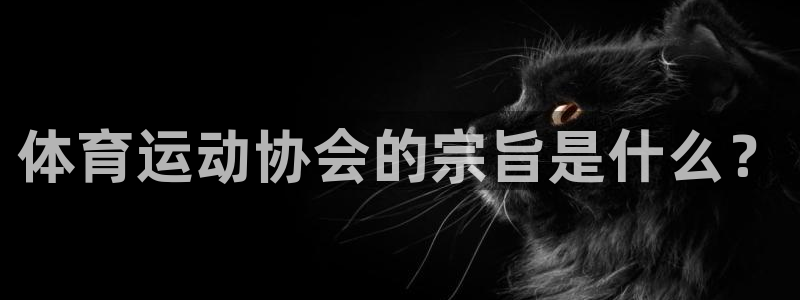 bbin视讯游戏平台：体育运动协会的宗旨是什么？